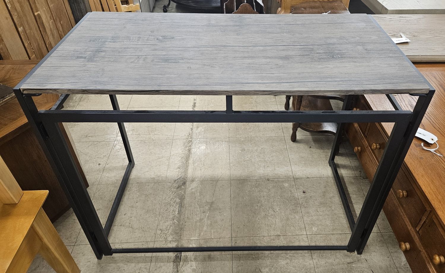 Modern Industrial Bar-Height Table