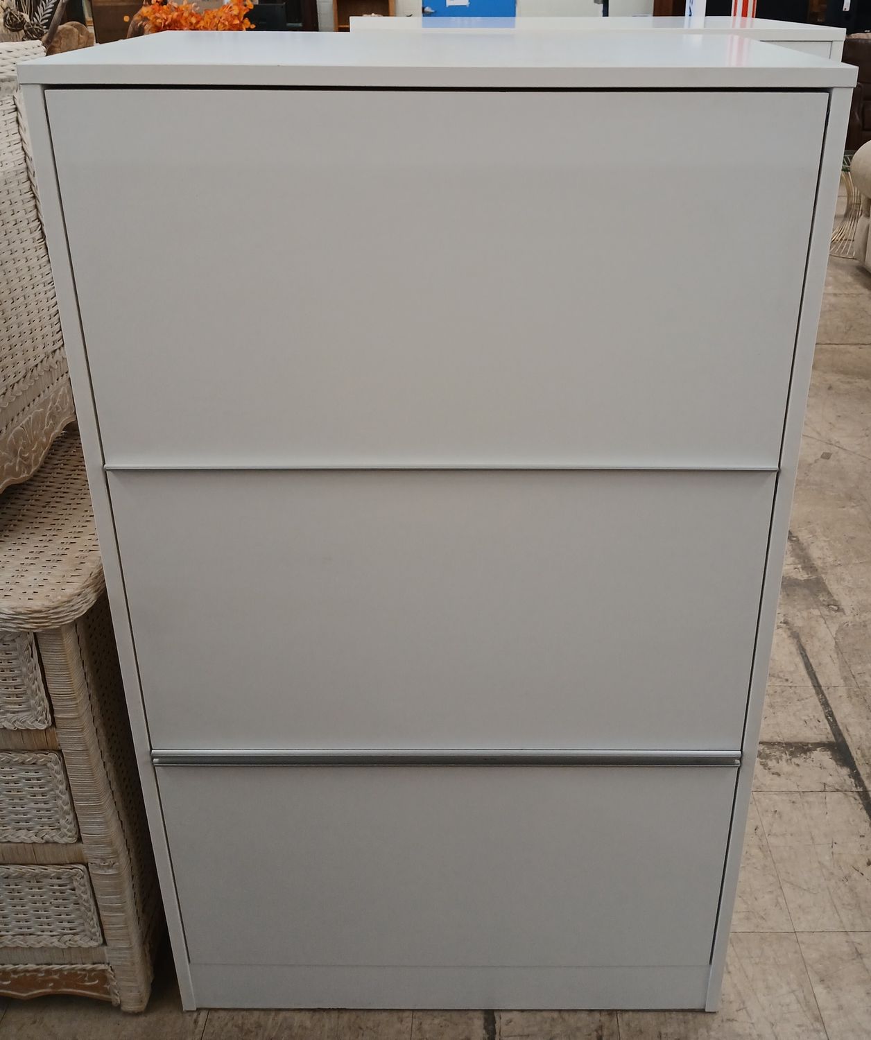 Space-Saving Modern White Cabinet