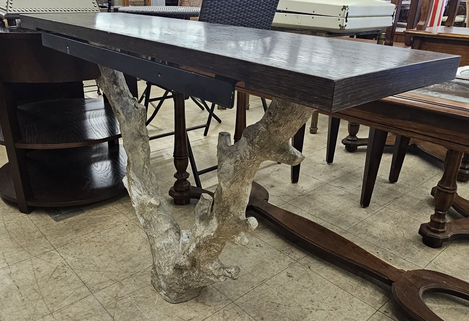Unique Rustic Console Table