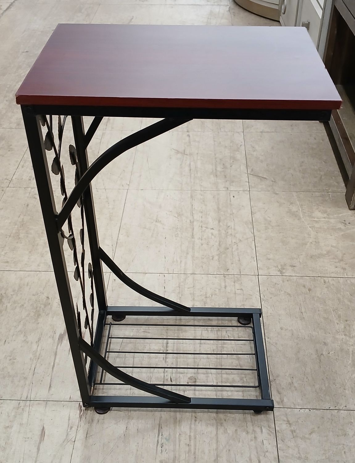 C Shaped Side Table