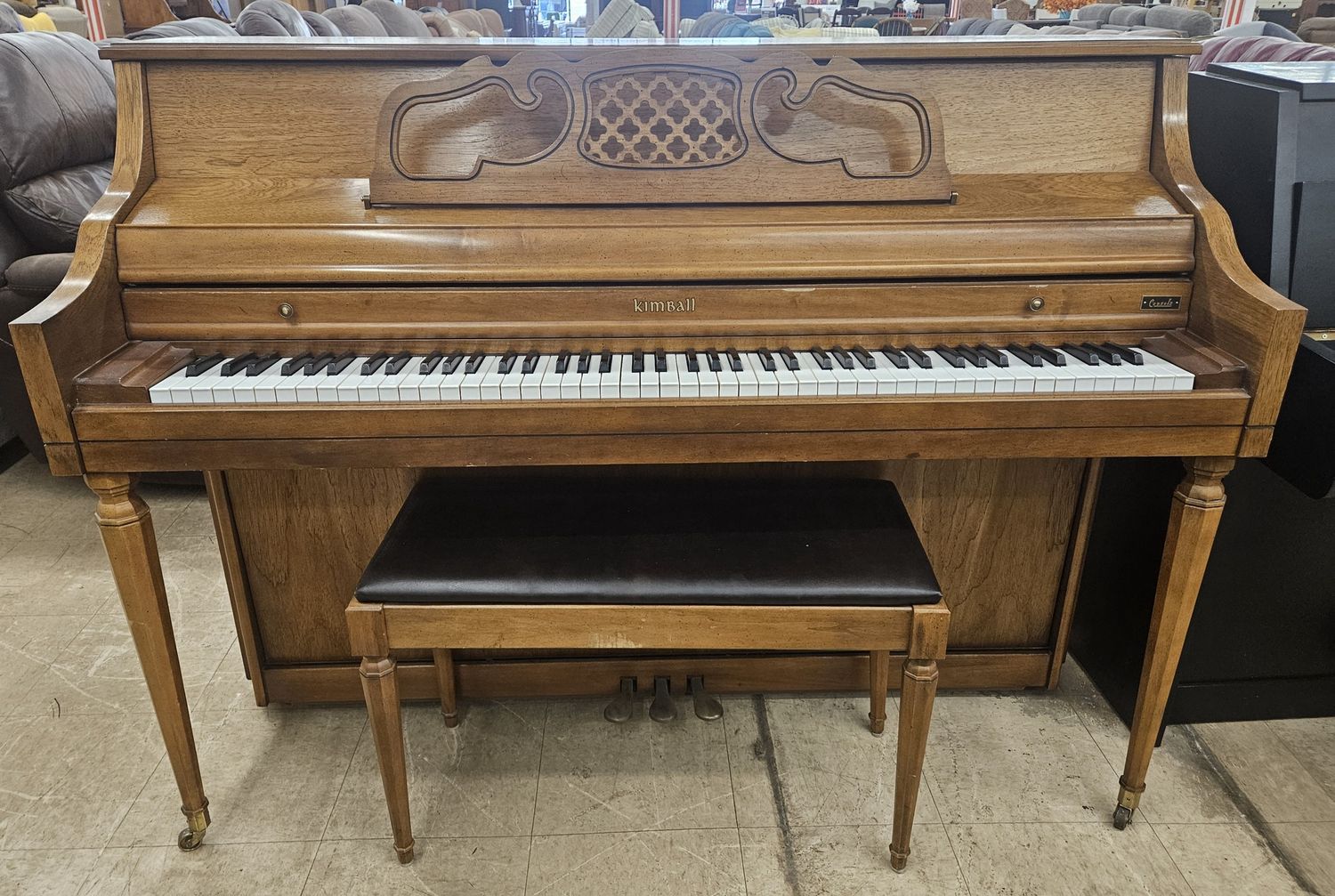 Beautiful Kimball Console Piano..