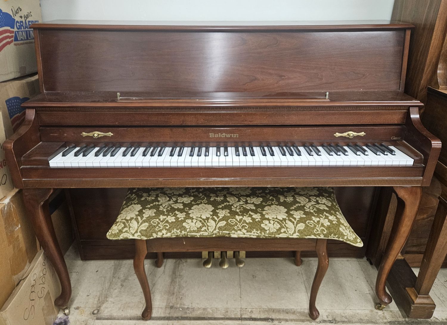 Baldwin Studio Piano - includes bench