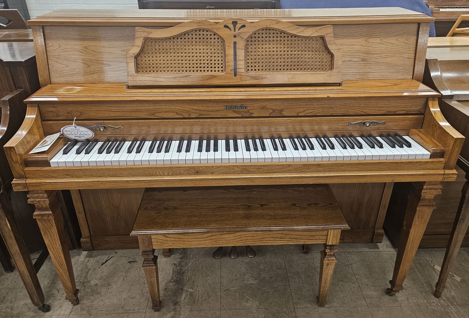 Bright Baldwin Console Piano