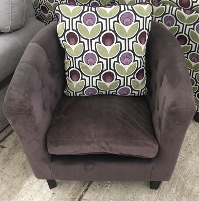 Brown Plush Chair