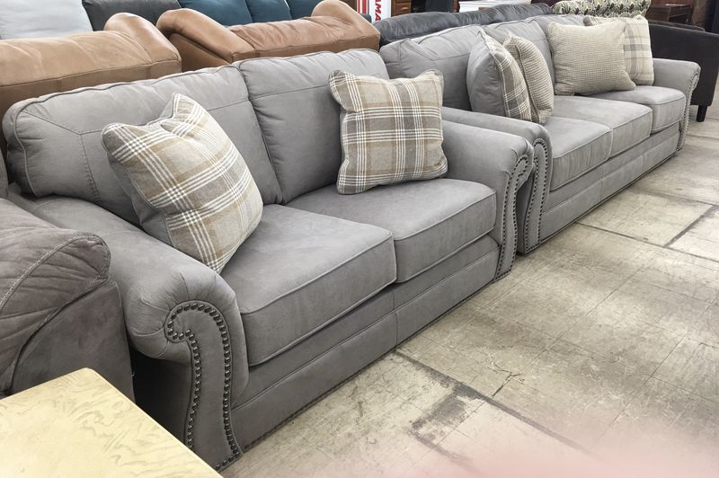 Classic Grey Sofa Set