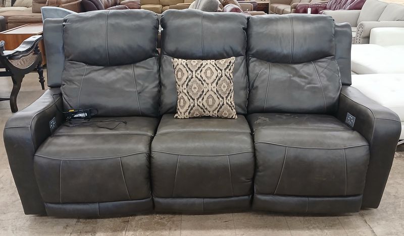 Grey Reclining 3 Seater Sofa
