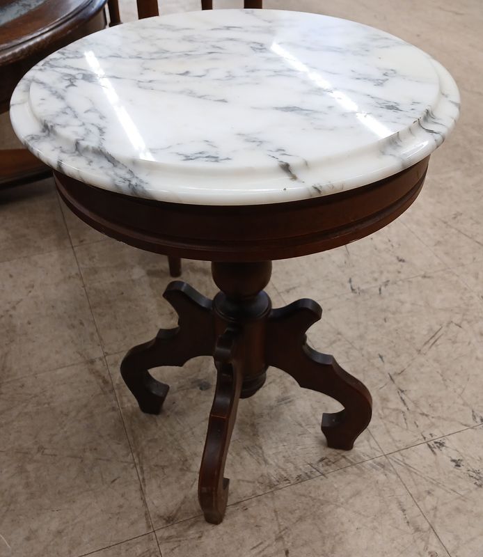 Elegant Marble Top Side Table
