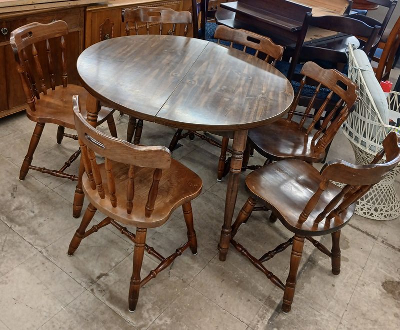 Vintage Wooden Dining Set