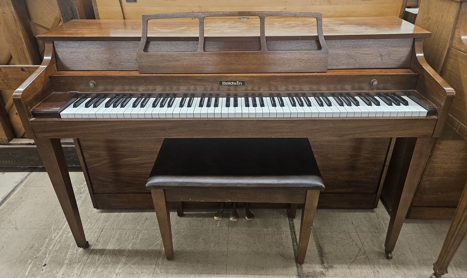 Baldwin Acrosonic spinet piano..