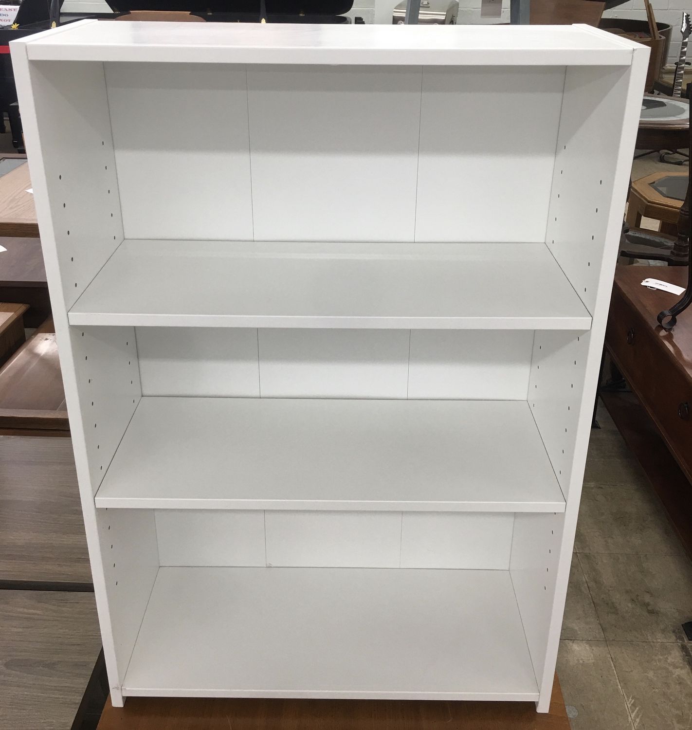 White 3 Shelf Bookcase
