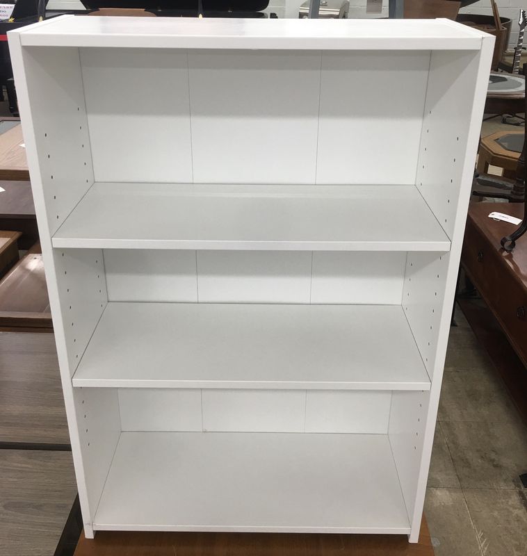 White 3 Shelf Bookcase
