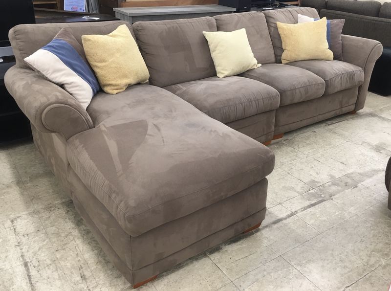 Comfy Light Brown Sectional