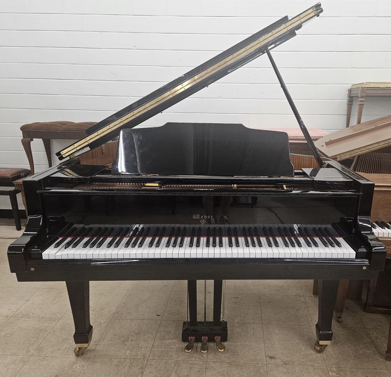 Ebony Weber Baby Grand Piano