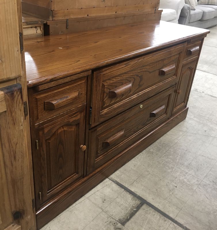 Classic Solid Wood Filing Cabinet