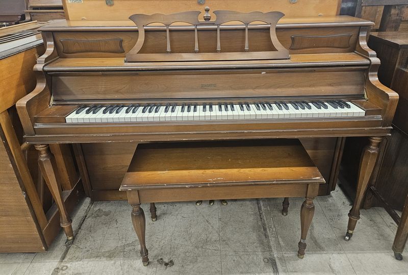 Mid-century Krakauer console piano