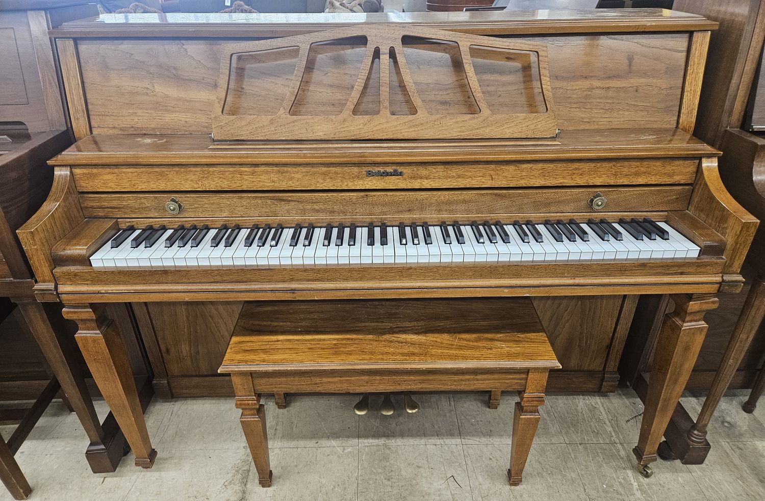Golden Oak Baldwin Acrosonic Console Piano