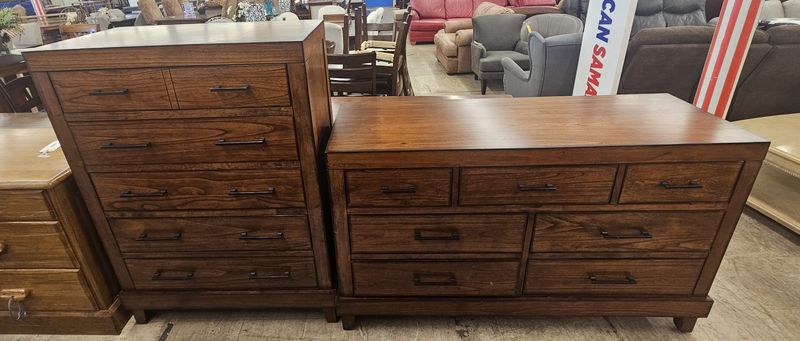 Aspenhome dresser and chest set