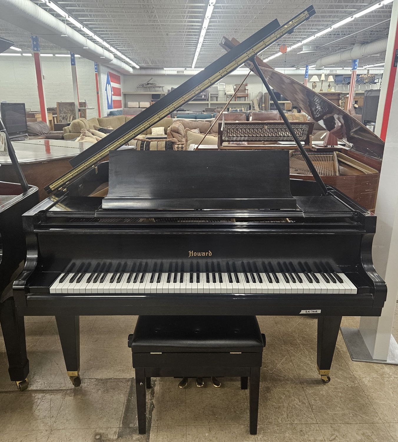 Howard Baby Grand Piano (Built by Kawai)