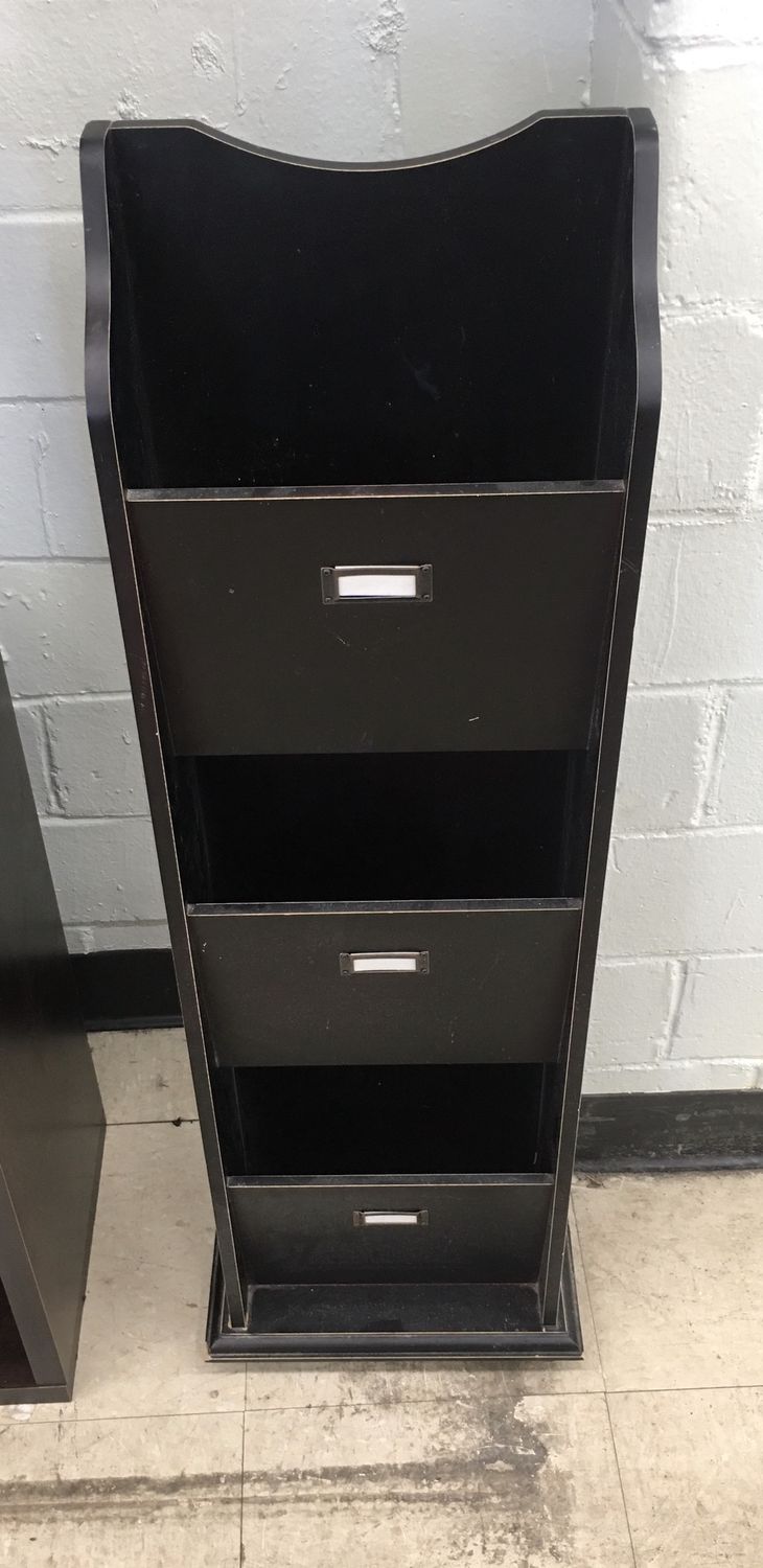 Stylish 3-Tier Magazine &amp; File Organizer