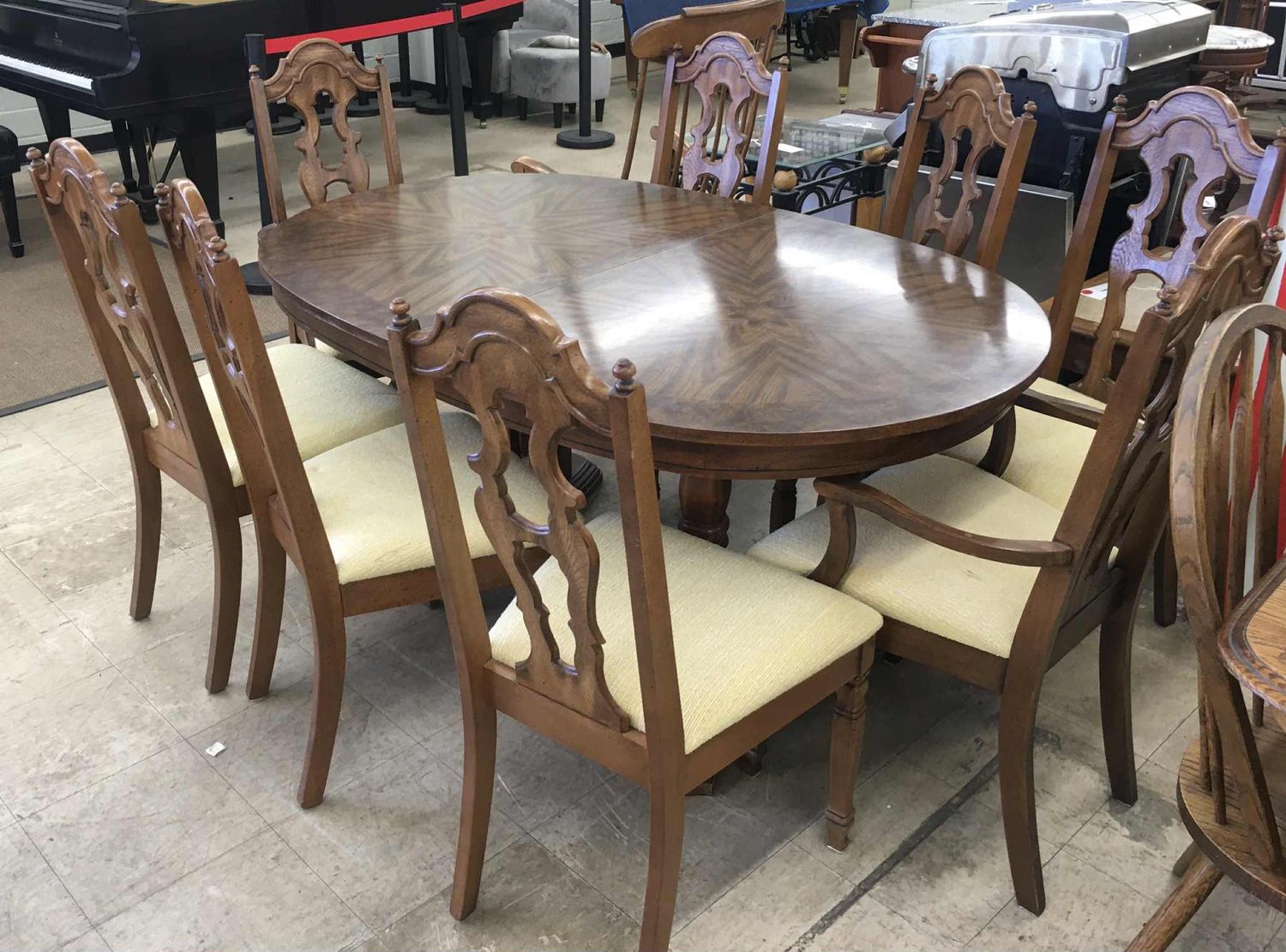 Rich Wood Dining Set