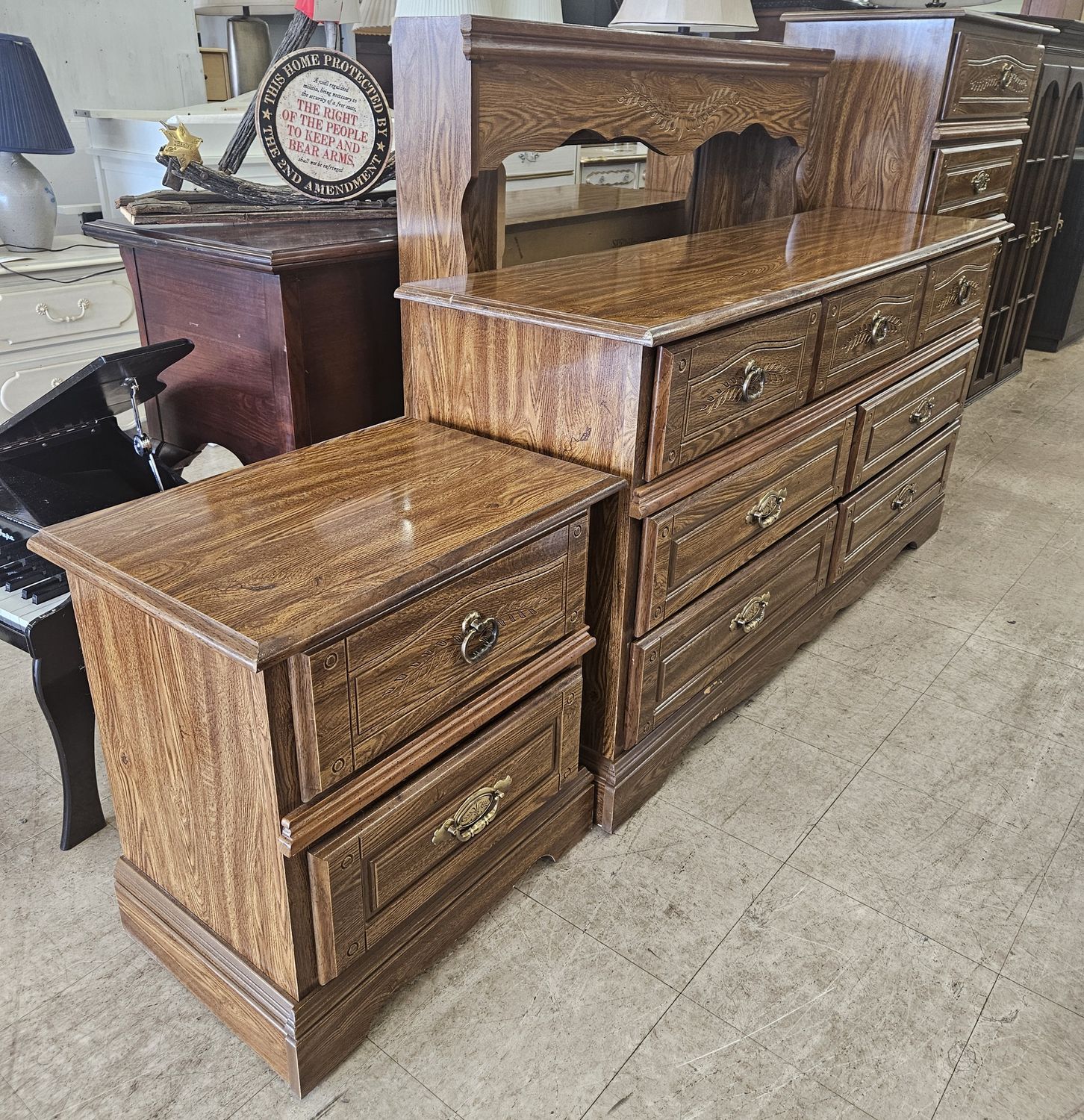 2-piece bedroom set including a dresser &amp; nightstand