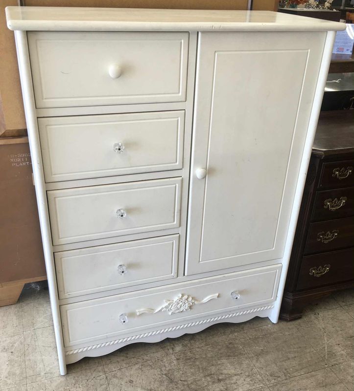 Charming Tall Wood Dresser/Wardrobe