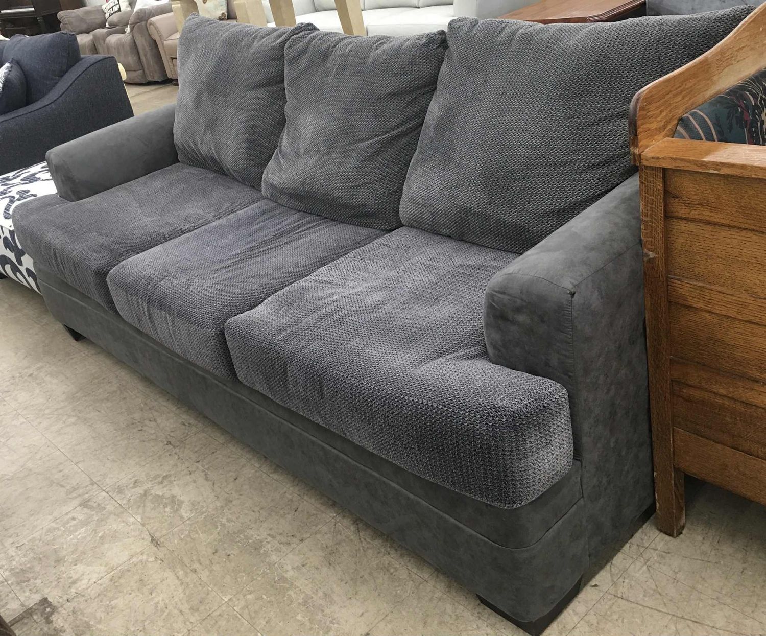 Stylish Gray Sofa