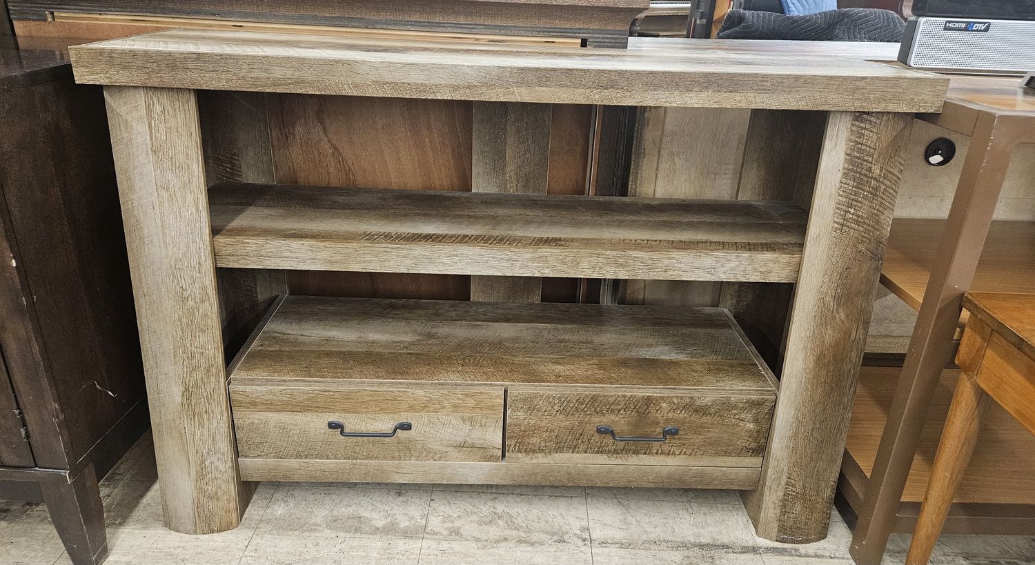 Chunky farmhouse console table