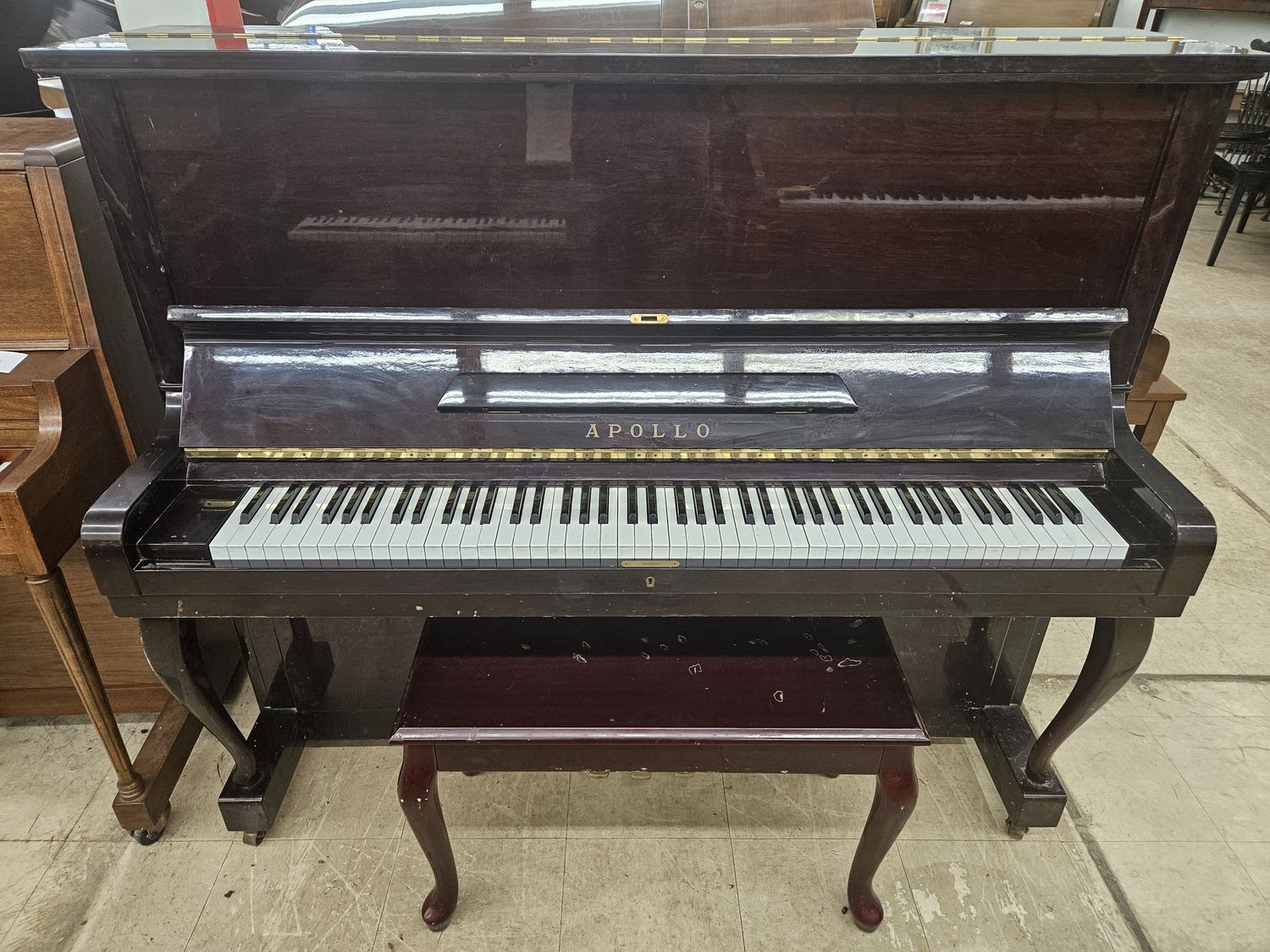 Apollo upright piano