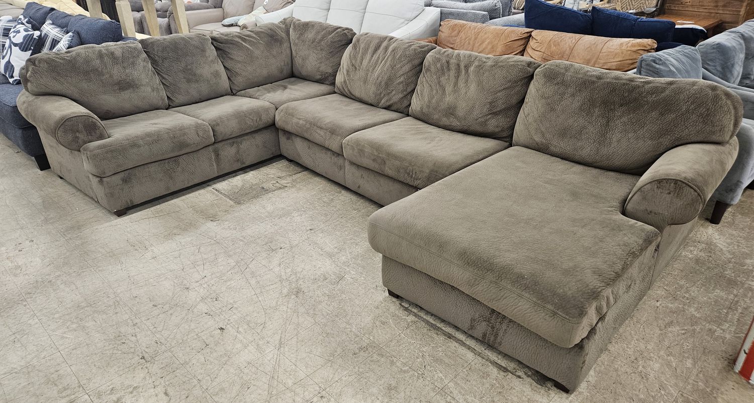 Microfiber sectional