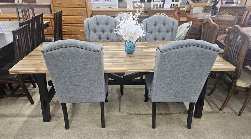 5-Piece Modern Rustic Dining Set
