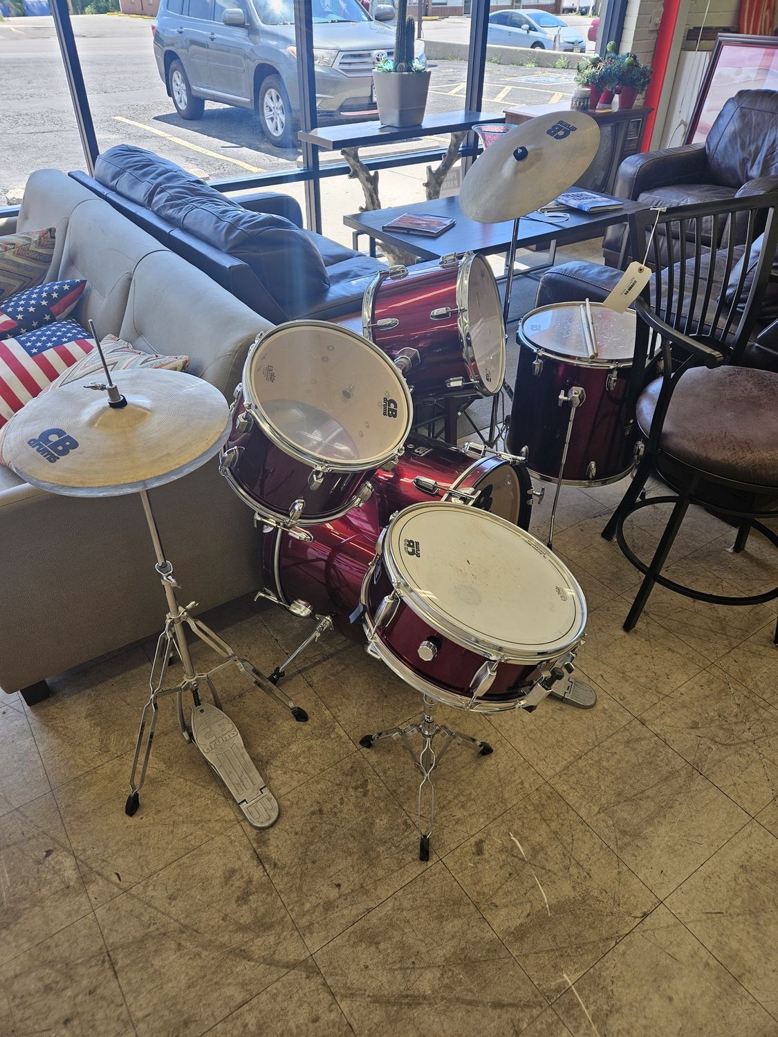 CB Drums 5-piece acoustic drum kit