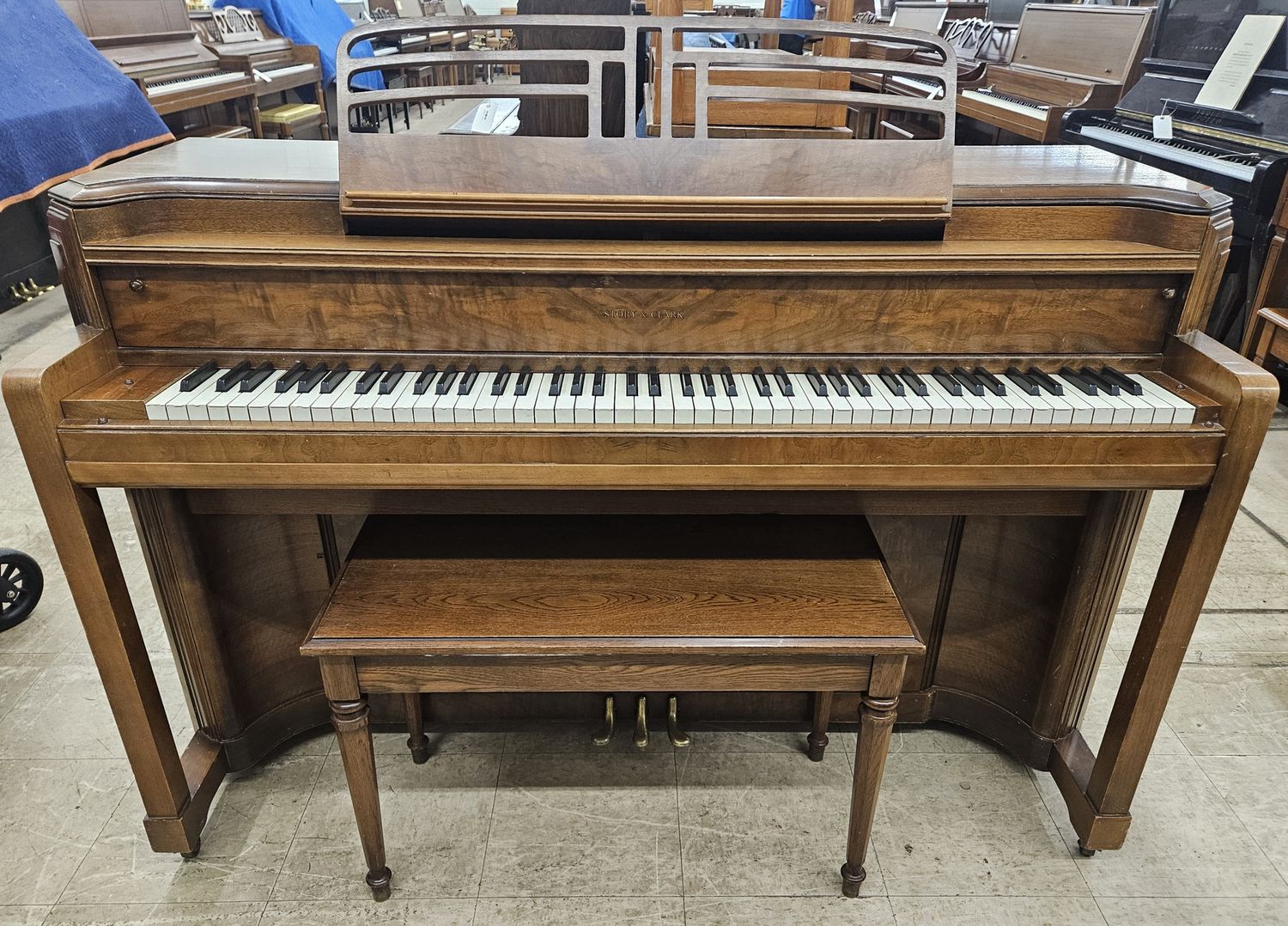 Story &amp; Clark spinet piano.