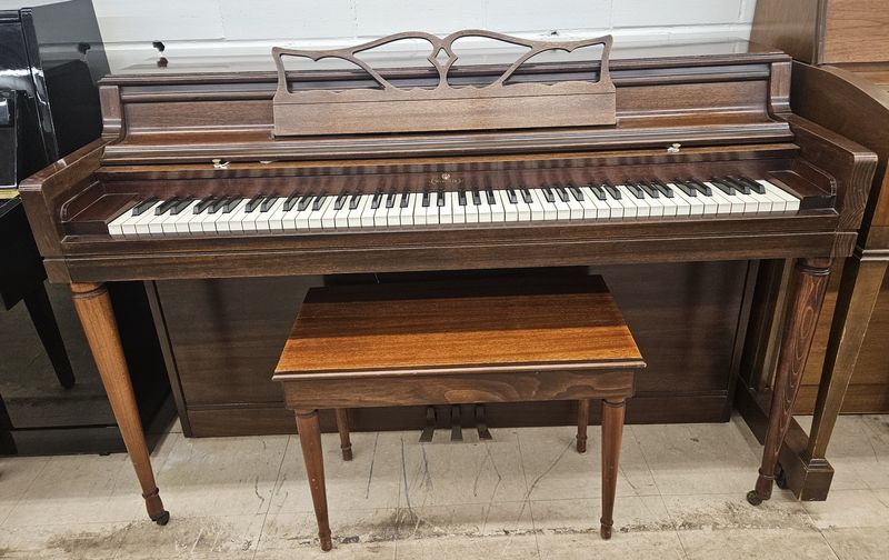 1960s Wurlitzer spinet piano.