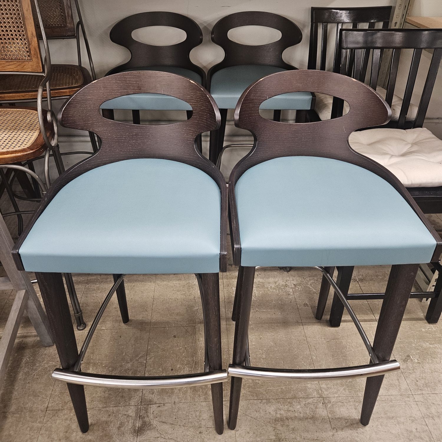 4x Potocco Italian bar stools