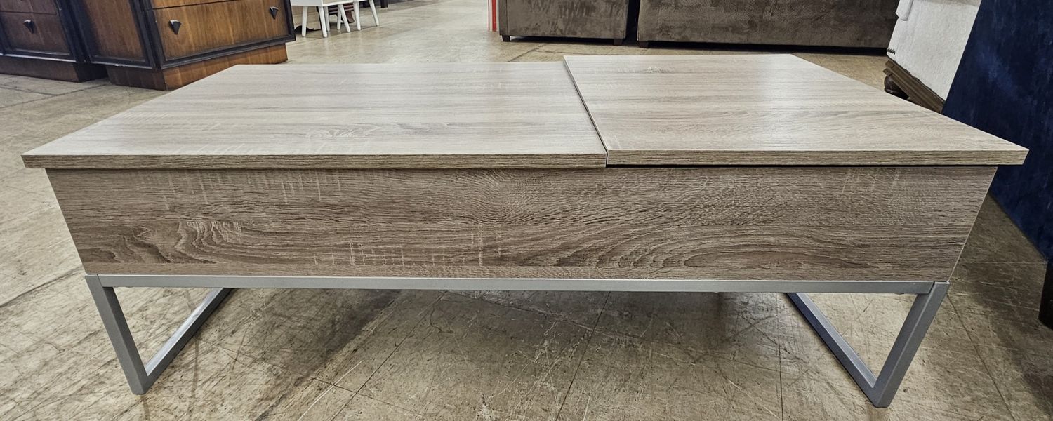Modern two-top lift coffee table