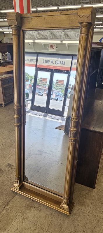 Antique American Empire pier mirror