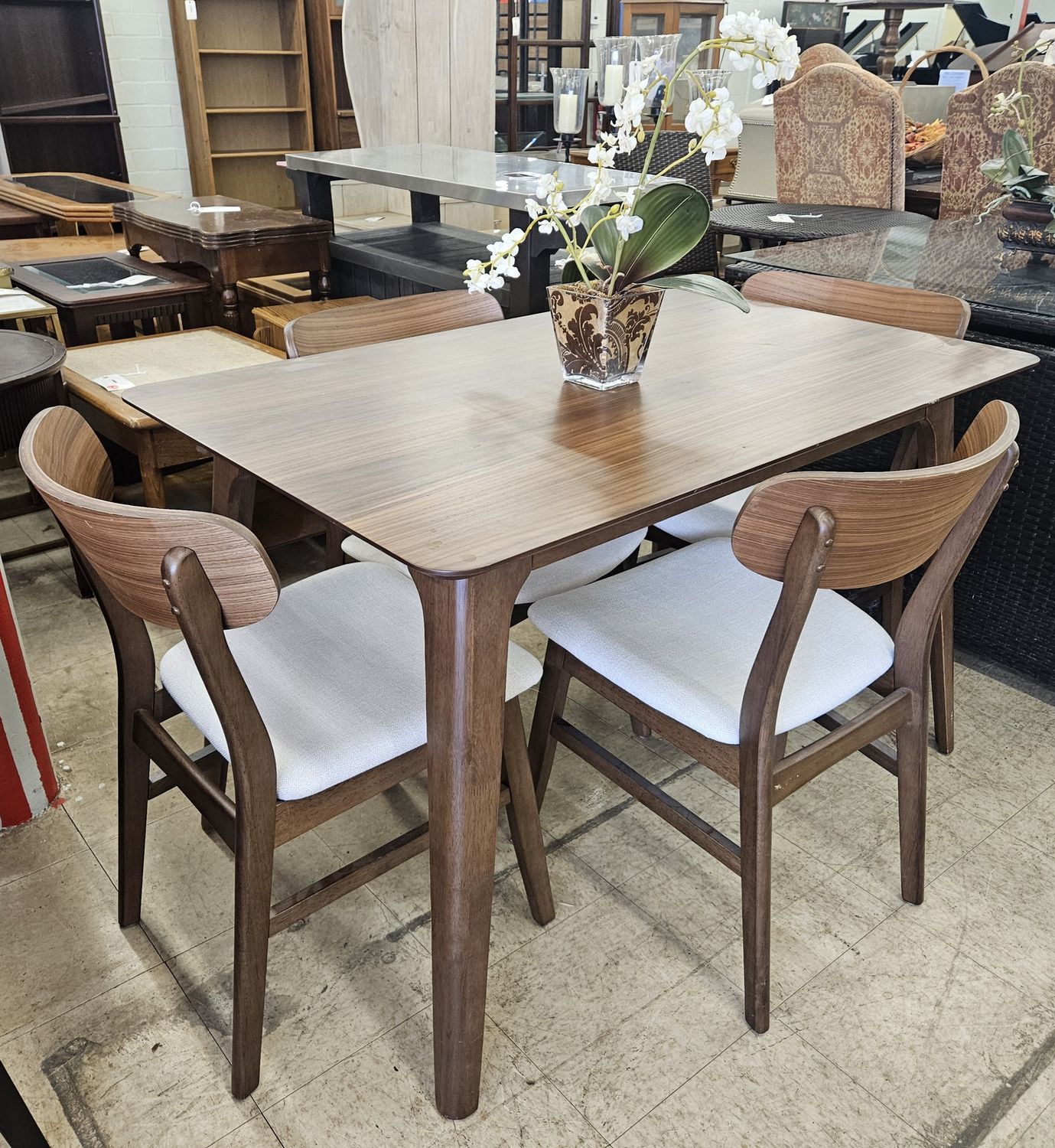 5-piece mid-century modern dining set