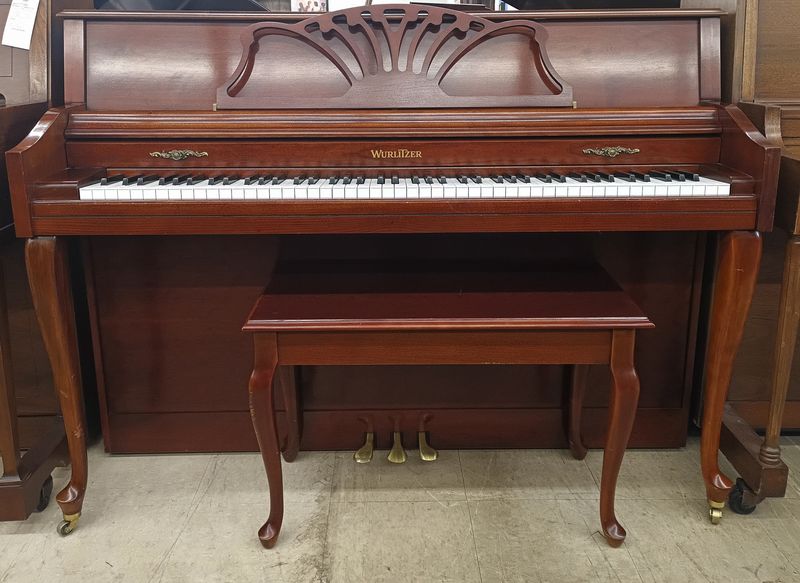 Queen Anne Wurlitzer Console Piano
