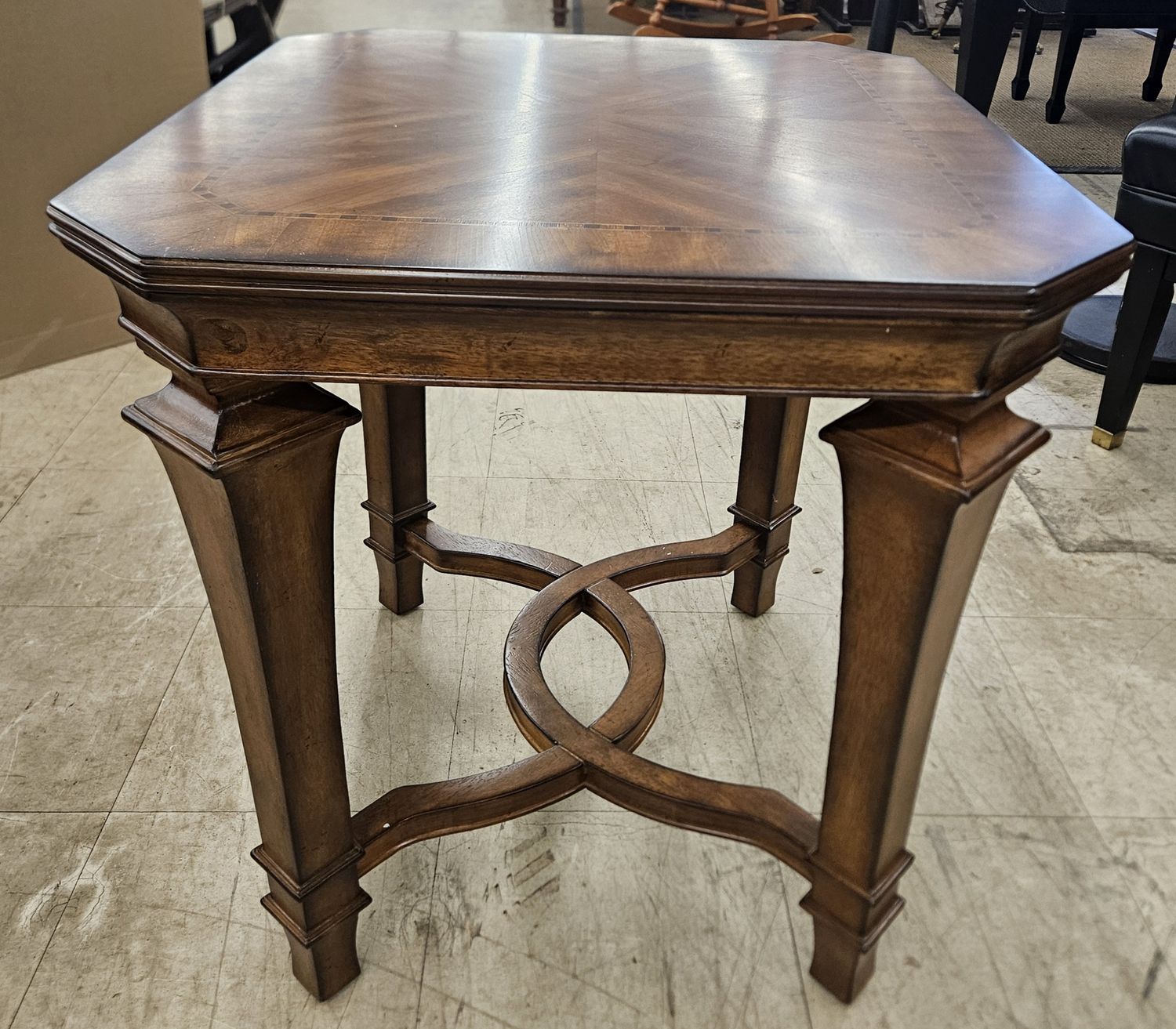 Elegant square end table