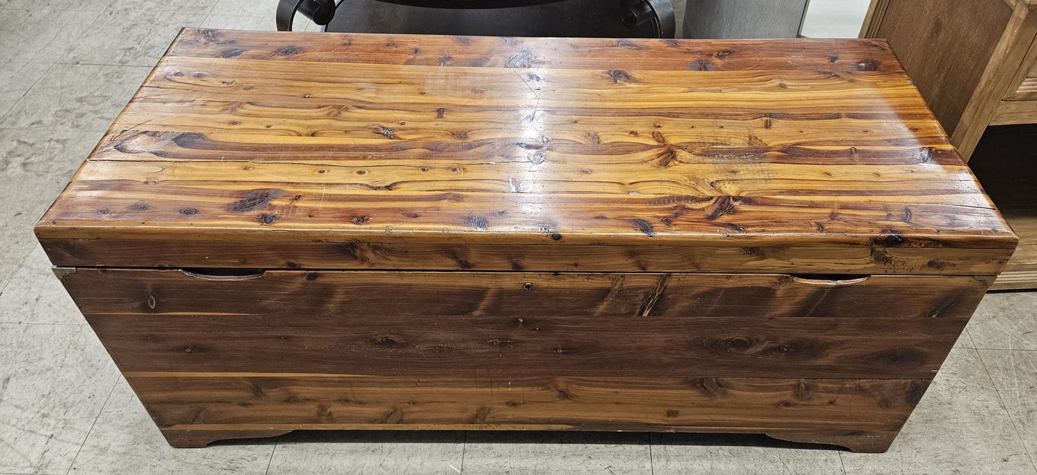 Solid cedar chest