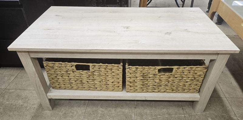 Rectangular storage coffee table