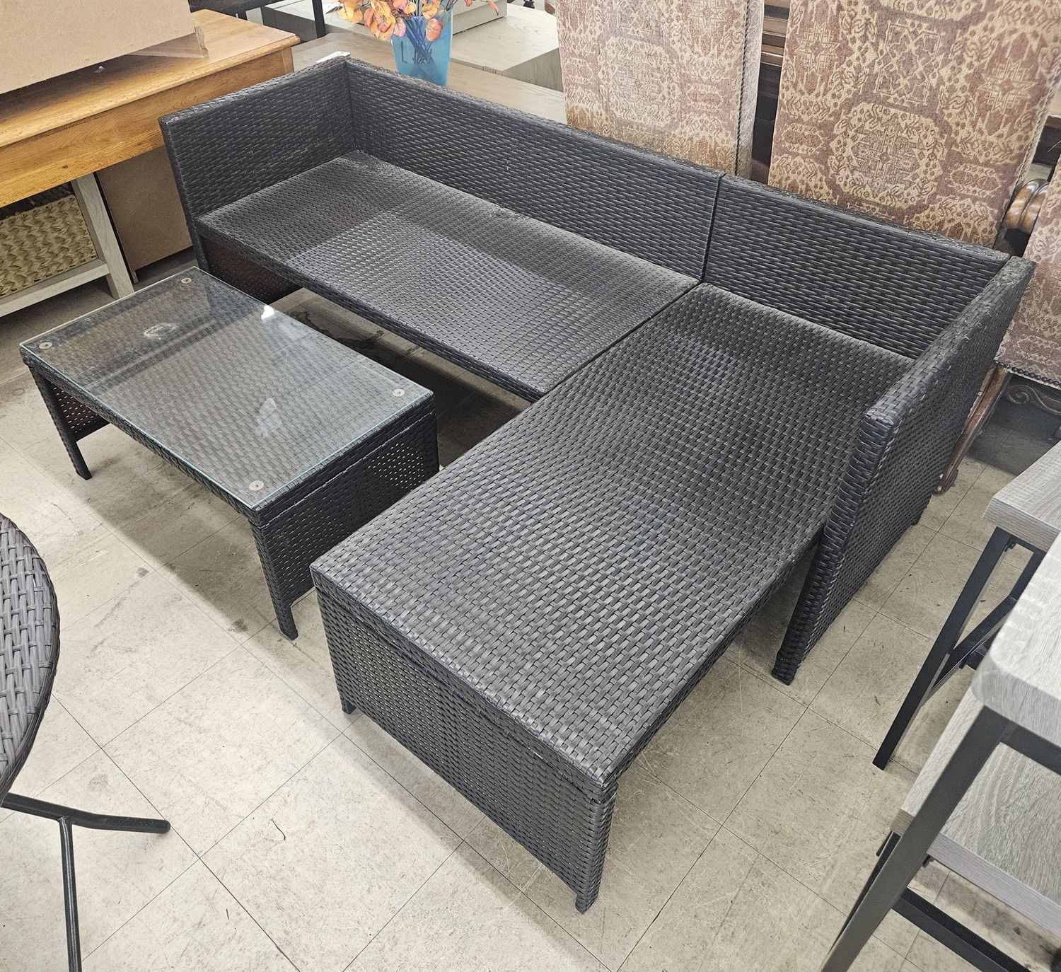 3-Piece Outdoor Wicker Patio Set
