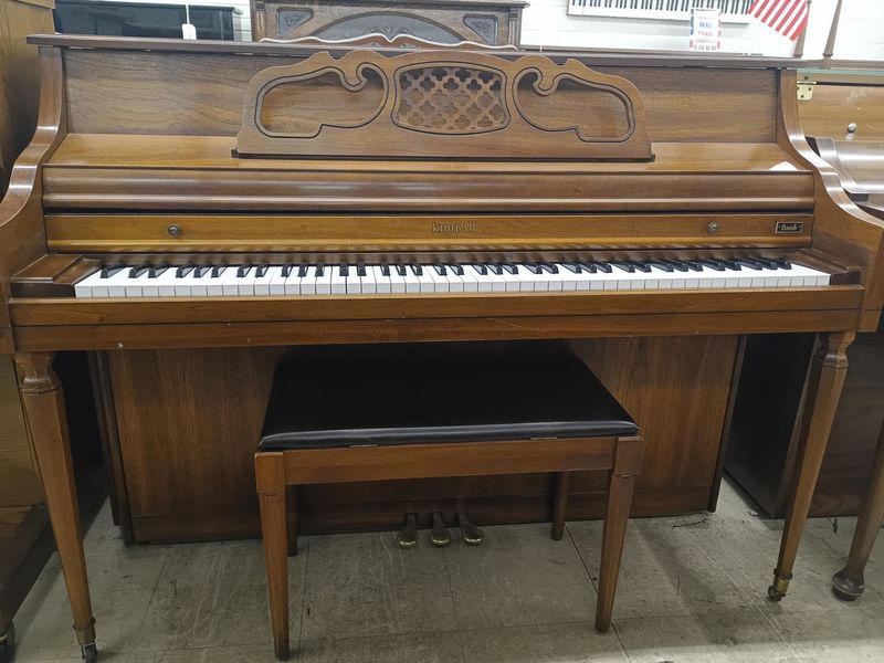 Walnut Kimball Console Piano
