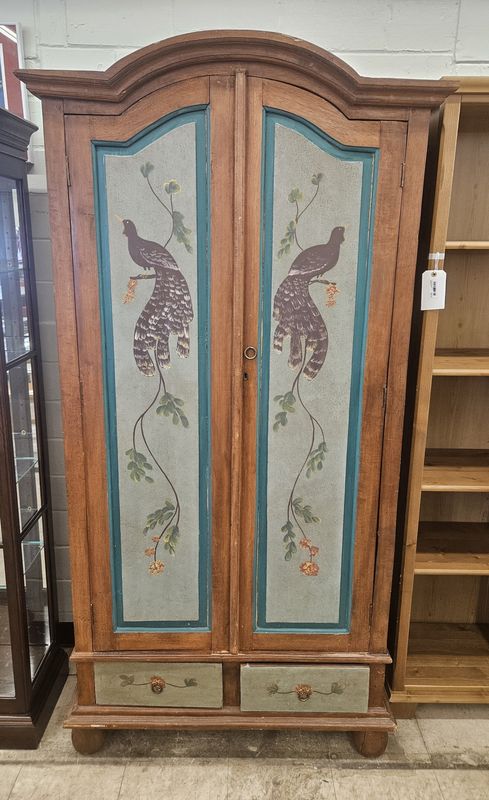 Charming hand-painted armoire