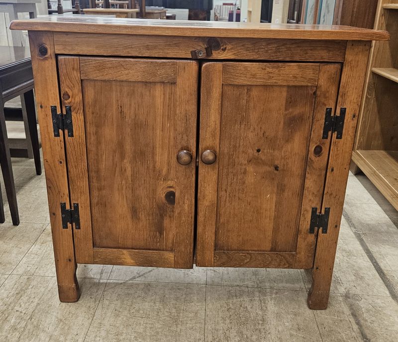 Rustic two-door cabinet