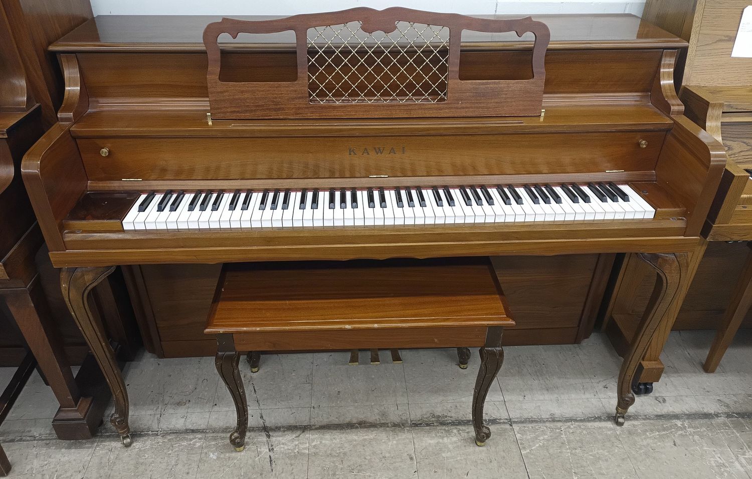 French Provincial Kawai Console Piano