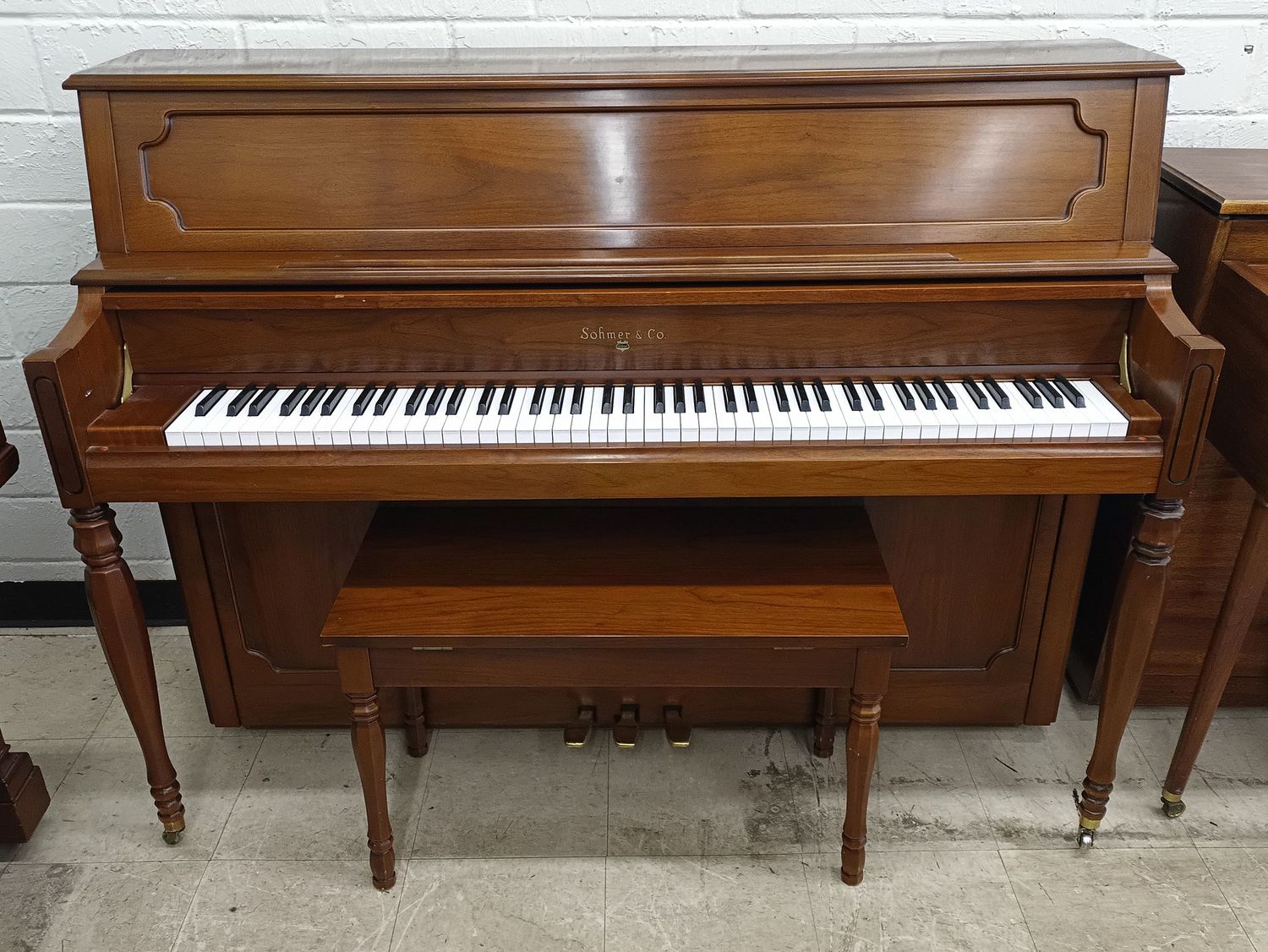 Beautiful Sohmer &amp; Co. Console Piano