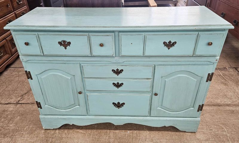 Turquoise sideboard/buffet