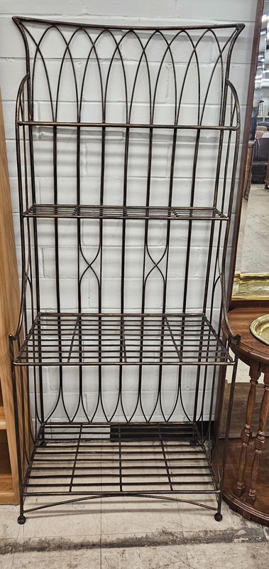 Tall wrought iron baker’s rack!